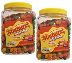 2 Packs Starburst Original Jelly Beans Chewy Candy Bulk Jar 54 oz Each Pack - $36.18