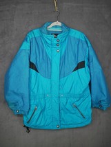 Vintage 90s INSIDE EDGE Blue Ski Snowboard Puffer Coat Jacket Mens L - $28.04