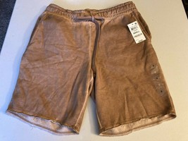 Sun + Stone Men&#39;s Regular-Fit Garment-Dyed 8&quot; Fleece Shorts in Hammock-S... - $19.94