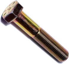 014973253851 Grade 8 Fine Hex Cap Screws, 1/2-20 X 2-1/2, Piece-4,Yellow - £24.23 GBP