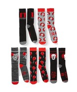 IT The Movie Mens Clowns Horror Film Halloween 5 Pair CREW SOCKS SIZE 8-12  - $30.55 CAD