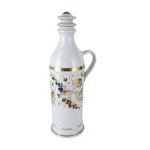 c1870 Old Paris Porcelain Decanter with Stopper Store Pharmacy Bottle - $94.05