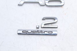 05-11 AUDI A6 QUATTRO REAR TRUNK LID EMBLEM BADGE E6215 image 3