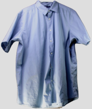 John Ashford Blue Stripe Button Down Up Mens Shirt SZ XL    695 - £5.98 GBP