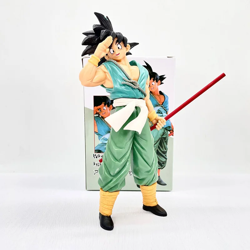 22cm Son Goku Oversized Golden Hoop Monkey King Goku Action Figure Dragon Ball Z - £15.61 GBP+