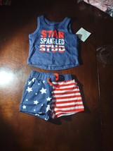 &quot;Star Spangled Stud&quot; Newborn 2 Piece Set - £14.20 GBP