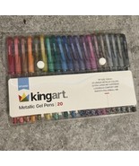 Kingart Metallic Gel Pens 20 Count Arts And Craft School Projects Art Su... - $14.84