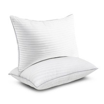 Set of 2 Machine Washable Down Alternative Bed Pillow with Cotton Cover ... - $2,590.76 MXN