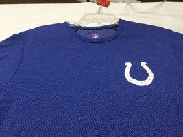 MSX By Michael Strahan Indianapolis Colts T-Shirt Mens Large Blue NFL - $10.89