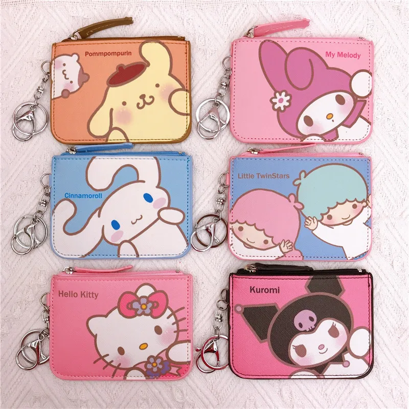Play Kawaii  Sanrio Cartoon Bag Cinnamoroll Melody Pachacco Pom Pom Purin Kuromi - £22.91 GBP