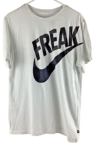 NIKE T-Shirt Men&#39;s Size Large White Dri-FIT Giannis Freak Black The Nike... - £14.99 GBP