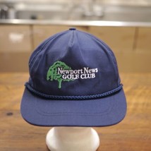 Newport News Golf Club Virginia USA Embroidered Navy Blue Baseball Cap Hat - £19.34 GBP