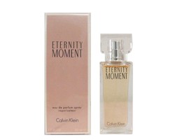 ETERNITY MOMENT 1.7 Oz Eau de Parfum Spray for Women (NIB) By Calvin Klein - £23.94 GBP