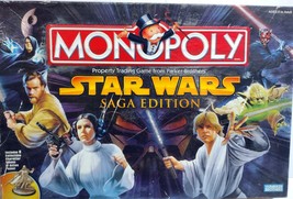 Star Wars Monopoly Saga Edition Hasbro Complete Parker Brothers 42452 - £14.51 GBP