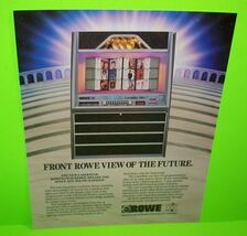 Laserstar Original Jukebox FLYER Phonograph Music Sales Sheet ROWE AMI 1989 - $20.24