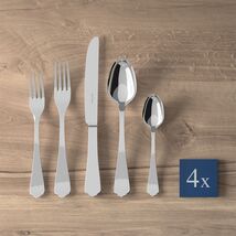 Medina by Villeroy &amp; Boch Stainless Steel Flatware Service Set 20 Piece ... - $123.74
