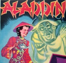 Aladdin Theatre Show Mini Print 1930&#39;s Original Genie Ghost Magic Lamp Fantasy - £24.00 GBP