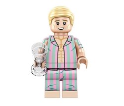 Building Block Ken Barbie movie Pajamas  Minifigure Custom - £5.11 GBP