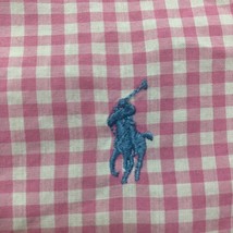 Ralph Lauren Pink Gingham Custom Fit Long Sleeve Button Down Shirt Large... - $352.60 MXN