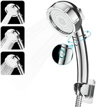 Lepo High Pressure Handheld Shower Head, 3 Spray Settings Water Saving Shower - £29.84 GBP