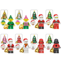 8Pcs 2024 Christmas Santas Darth Vader Snowman Minifigures Building Blocks Toy - £15.02 GBP