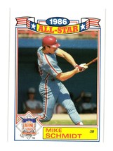 1987 Topps #4 Mike Schmidt Philadelphia Phillies - $1.40