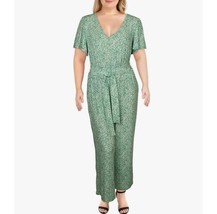 1.STATE Womens Plus 1X Fresh Grass Neo Renaissance Floral Jumpsuit NWT AR83 - £54.75 GBP