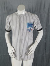 Charlotte Hornets Baseball Jersey (VTG) - Pin Stripe Classic - Mens Small - £51.89 GBP