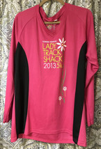 FL Hospital Wm. XXL Lady Track Shack 2013 5K Top Shirt Dri-Fit Pnk L/S L... - £19.42 GBP