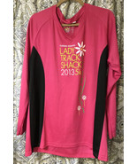 FL Hospital Wm. XXL Lady Track Shack 2013 5K Top Shirt Dri-Fit Pnk L/S L... - £19.10 GBP