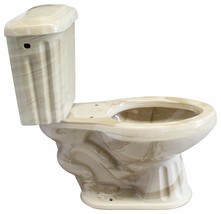 Mexican Roman Style ELONGATED TOILET - Marble design - - $16,842.45 MXN