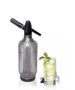 - Premium Glass Soda Siphon with Stainless Steel Mesh cover - 1 Liter, R... - $32.73