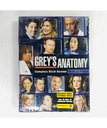 New! Grey&#39;s Anatomy: The Complete Sixth Season 6 Sealed 6-Disc DVD Set - $16.99