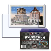 20 packs of 25 (500) BCW 5 ⅞&quot; x 3 ¾&quot; Postcard Topload Holders - £133.20 GBP