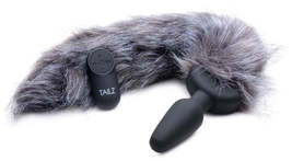 Grey Fox Tail Vibrating Anal Plug - £54.25 GBP+