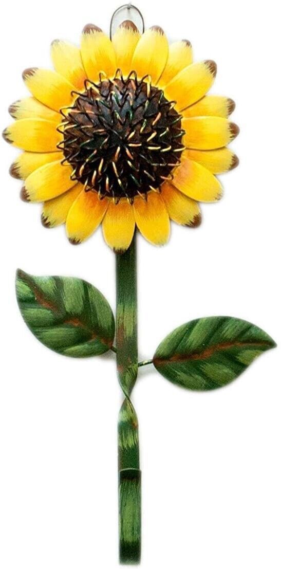 Metal Sunflower Hook Wall Decor Key Holder, Bathroom Towel and Robe Hook... - $11.29