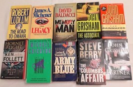 Mystery Novels, Thrillers, History, Lot of 10 Paperbacks John Grisham Ke... - £11.88 GBP