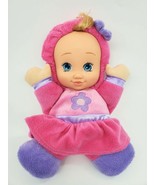 You &amp; Me Geoffrey Baby Doll Lovey 10&quot; Plush Vinyl Face Pink Purple B18 - €8,67 EUR