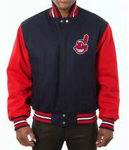 `DSHARKS Cleveland Indians Varsity Jacket – Navy &amp; Red Edition - $140.00+
