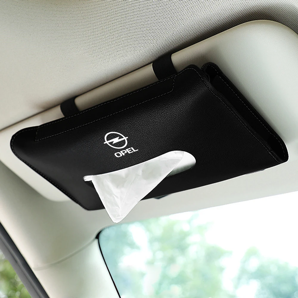 Car  Tissue Holder Bag Auto Accessories For Opel Astra H J G K Insignia Corsa C  - £97.68 GBP