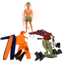 Vintage LJN Mr. Action Man GI Joe Clone Lot Clothes Accessories 12” Figure - $92.00