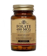 Solgar Folate As Metafolin Tablets, 400 mcg, ... - $11.89