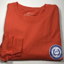Southern Tide Skipjack Long Sleeve Pocket T-Shirt.Hot Coral.Sz.M.MSRP$44.00.NWT - £23.91 GBP