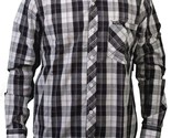 LRG Mens Off White Black Sicker Than Most Long Sleeve Woven Button Up Do... - $31.01