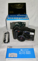 Vintage Chinon 35mm Film Camera, Auto 5501 Zoom Lens 38-90+ORIGINAL Box+Manual+ - $24.75