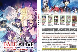 Anime Dvd~English Dubbed~Date A Live Season 1-5(1-58End+2 OVA+3 Movie)Free Gift - £25.38 GBP