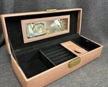 Tuscan Design Jewelry Organizer Box 11”x4” Mauve Pink - Felt Lined - $11.88