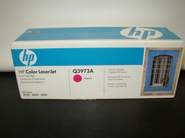 Genuine HP Q3973A Magenta Toner Cartridge LaserJet 2550, 2820, 28 New Sealed Box - £19.69 GBP