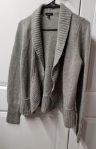 Talbots Women&#39;s Cardigan Sweater Size: Medium CUTE Lambswool Blend Open Front - £18.19 GBP