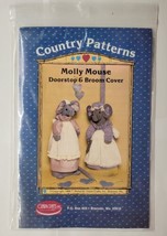 Molly Mouse Doorstop &amp; Broom Cover Ozark Crafts Country Patterns Pattern... - £7.77 GBP